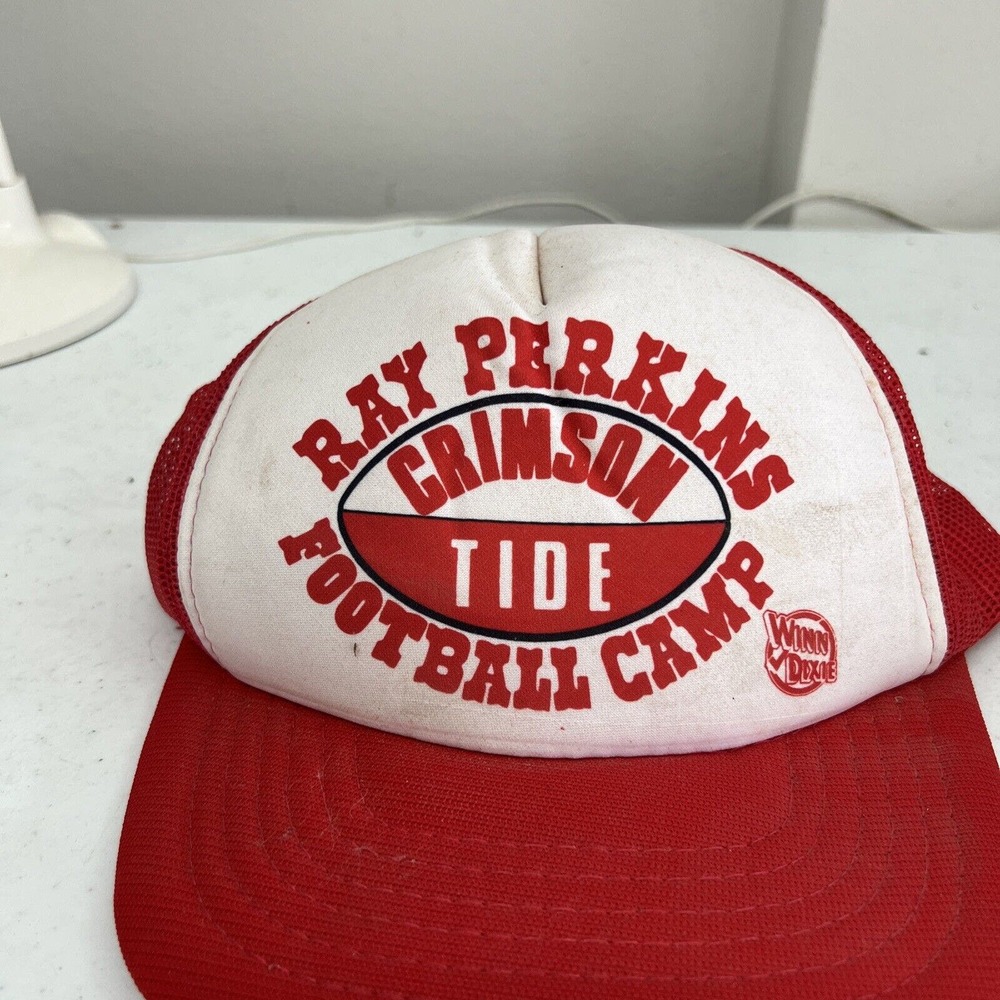 VTG Alabama Crimson Tide football hat Ray Perkins Football Camp Winn Dixie